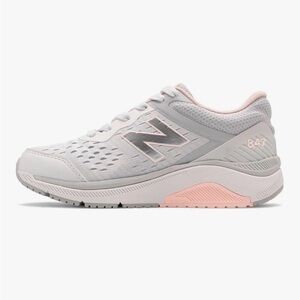 New Balance Women's 847 Light Gray and Soft Pink Sneakers